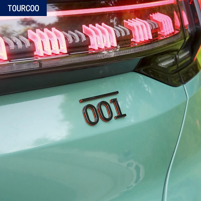 

For ZEEKR 001 Tailgate Emblem Decor Stickers Car Exterior Modification Accessories