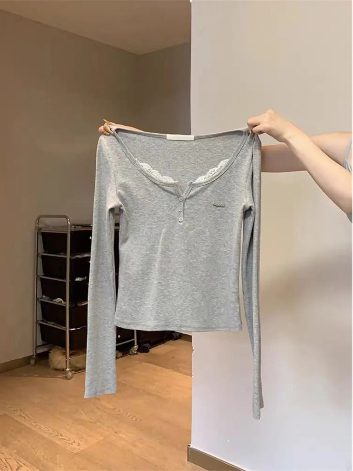 Гуанчжоу 3 Th Line горячая распродажа ~ кружевная лоскутная утолщенная рубашка с