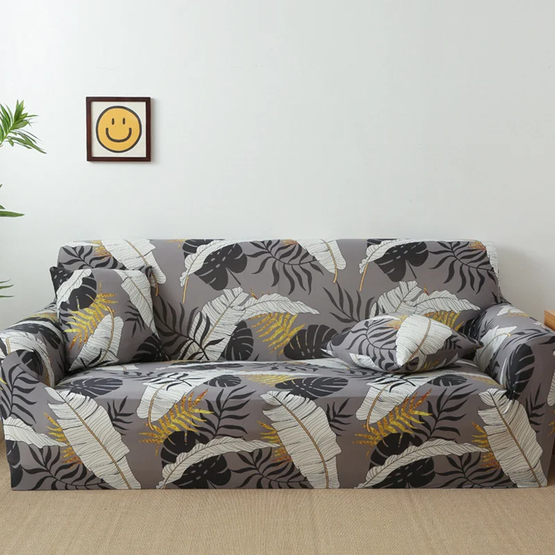 

1 2 3 4 Seater Stretch Sofa Cover Elastic Non Slip Sofa Slipcover for Living Room All-inclusive Universal Sectional Couch Covers