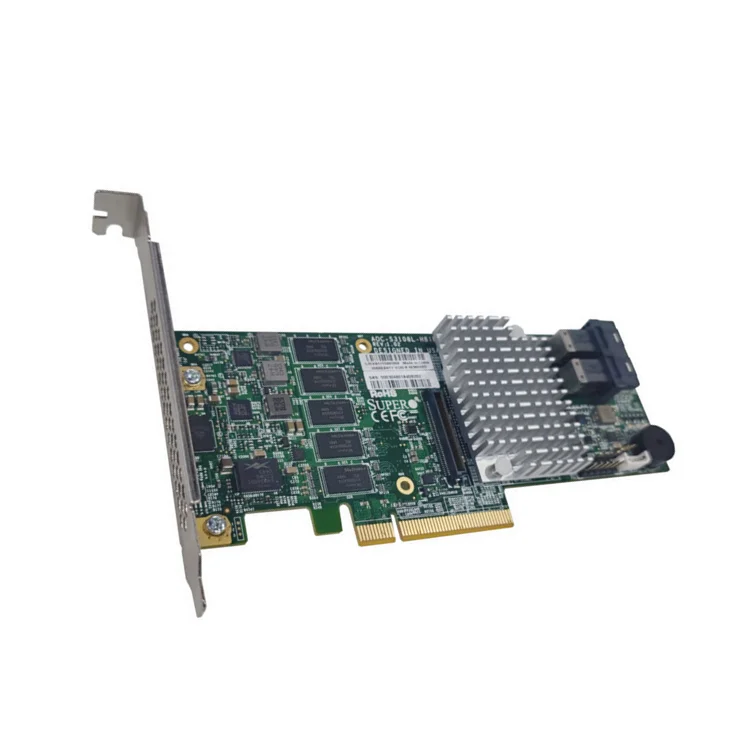 Для AMD AOC-S3108L-H8IR LSI-9361-8I RAID-карта 2 ГБ кэш-памяти 3108 использованная карта массива