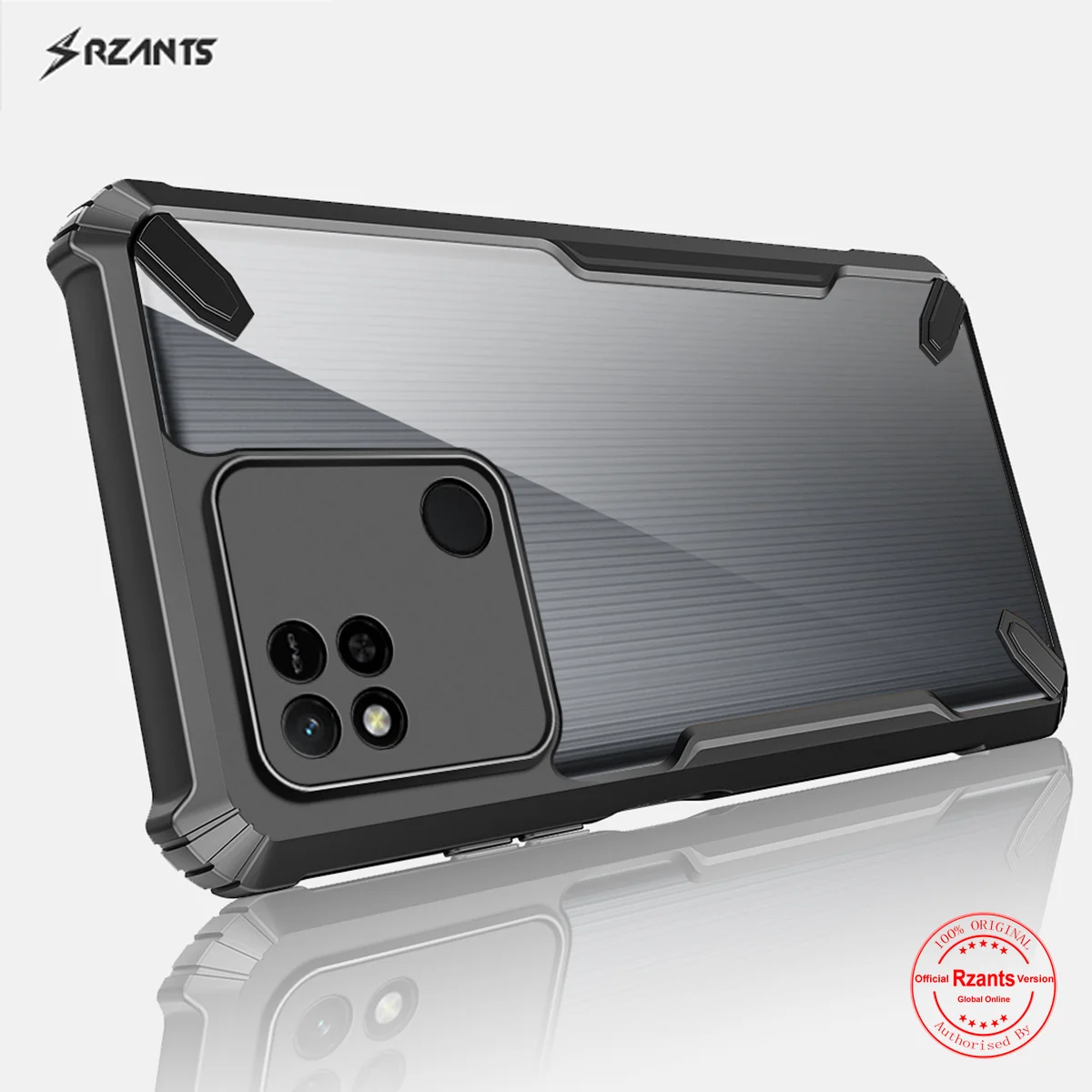 

Rzants For Xiaomi Redmi 9C 10A Poco C31 Case [Bull] Slim Cover Casing Camera Protection Small Hole Thin Shell