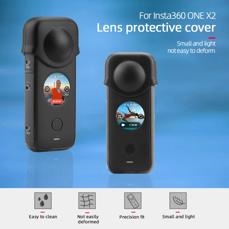 Защитный чехол для объектива Insta360 ONE X2 силиконовый аксессуары панорамной камеры
