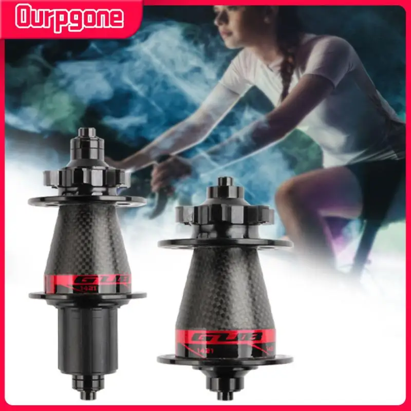 

GUB 1421 Bike Hub Mountain Bike Carbon Fiber Disc Brake Hub Bearing Hub 32H Barrel Shaft Quick Release 11 Speed Hub Bicycle Part