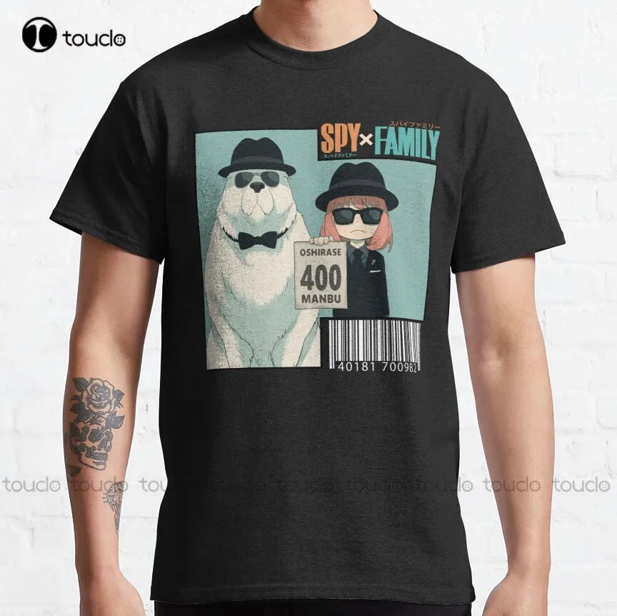 

Классическая футболка с надписью Spy X Family - Anya Heh, модная необычная забавная футболка для отдыха, модная летняя футболка, Новинка