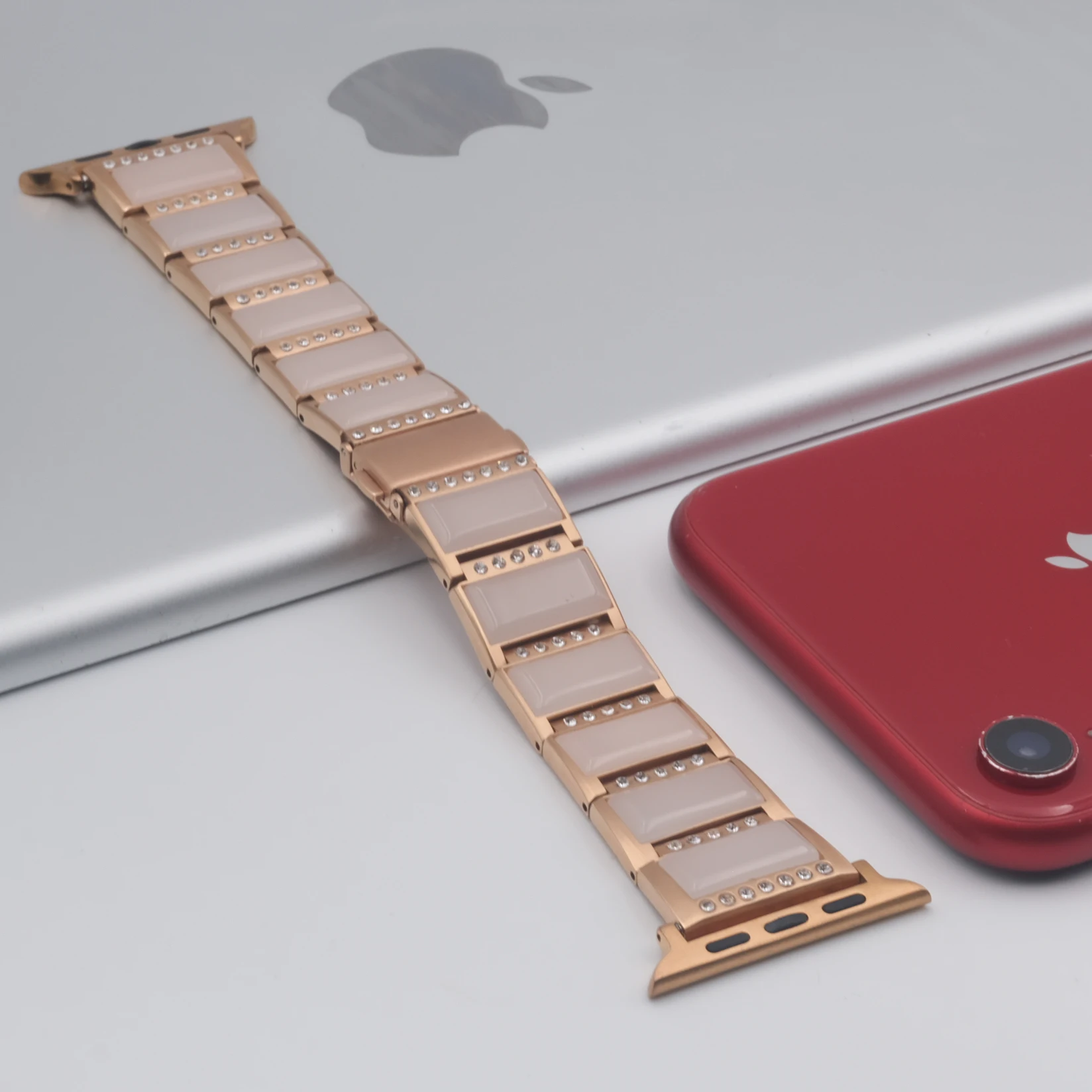 Jewelry+Metal strap for Apple watch 45mm 41mm 44mm 42mm 40mm 38mm Women stainless steel bracelet iWatch UItra 8 7 6 5 4 SE strap