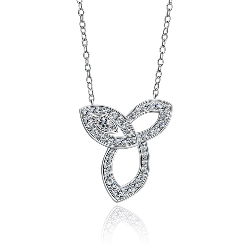 

Новое Серебряное Ожерелье S925, инкрустированное листьями, 5 А, циркониевая форма, модная цепочка до ключиц в сказочном стиле