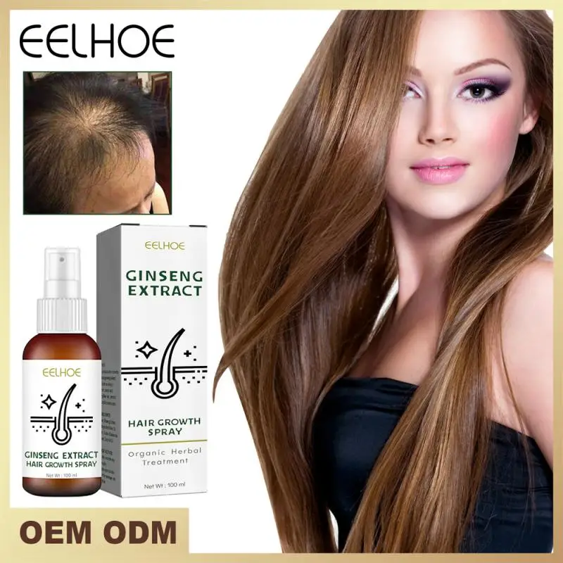 

Ginseng Hair Enhancement Spray Hair Growth Solution Nourish Scalp Damaged Hair Revitaliz Follicle Hair Spray Care Beauty Health