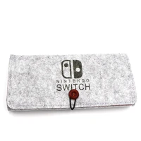 game console felt storage bag for nintendo switch protective case shock proof carrying bag for nintendo switch lite