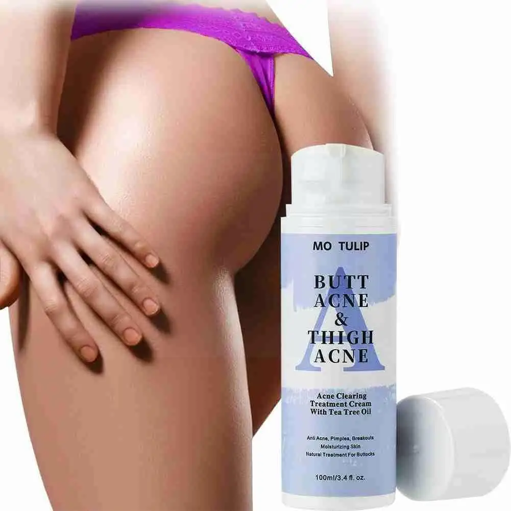 

Butt Acne Treatment Cream Natural Tea Tree Oil Acne Pimples Zits Bumps Clearing Healing Cream For Buttocks Thigh I7P7