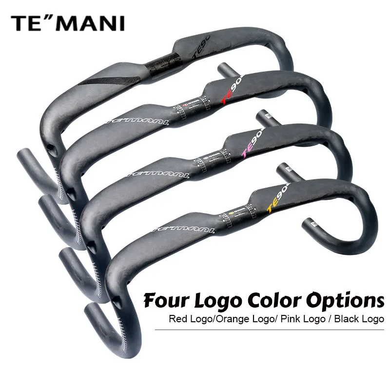 Руль для шоссейного велосипеда TEMANI Full Carbon Aero, 400-440 мм, с внутренней проводкой тросов, для соревнований (art.: 3920dc33065fe) - 3920dc33065fe