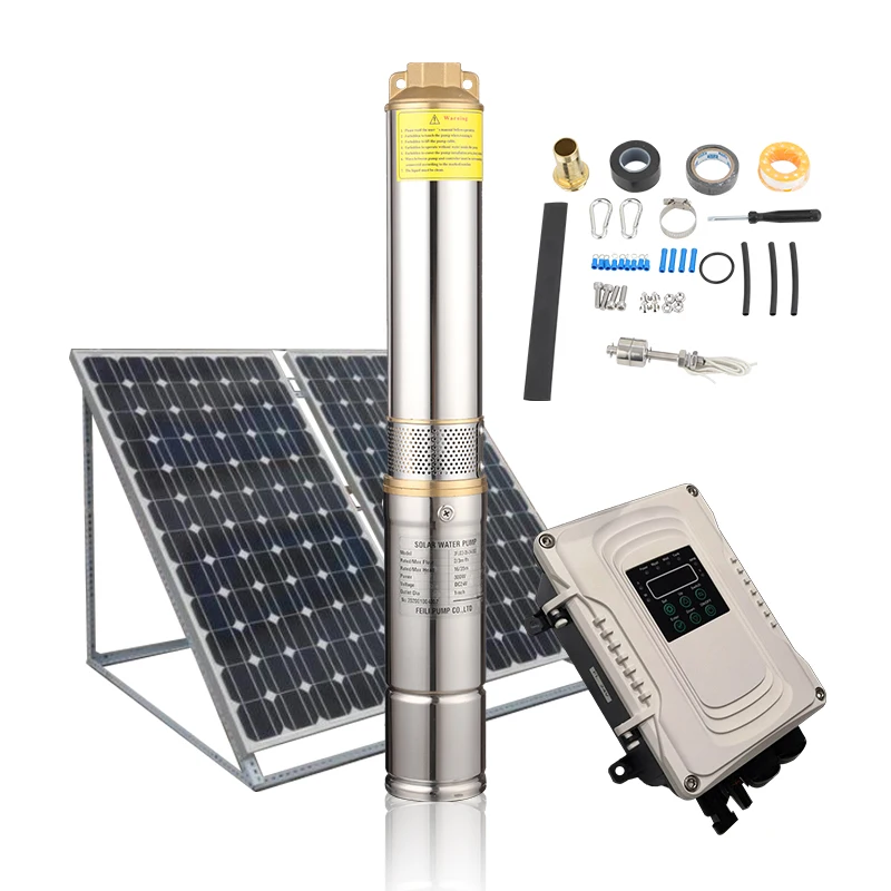 

3FLD3.2-120-72-1100 1.5hp Water Solar Pump 80m Head Powerful Solar Water Pumps For Farm Irrigation