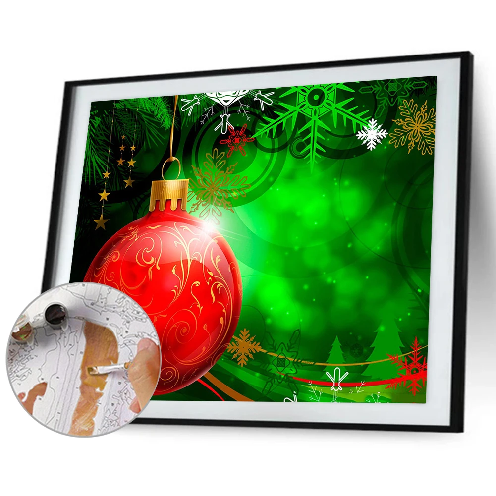 

Digital Oil Painting by Numbers Christmas Drawing Modern Canvas Wall Art Frameless Craft for Friends Birthday Gift