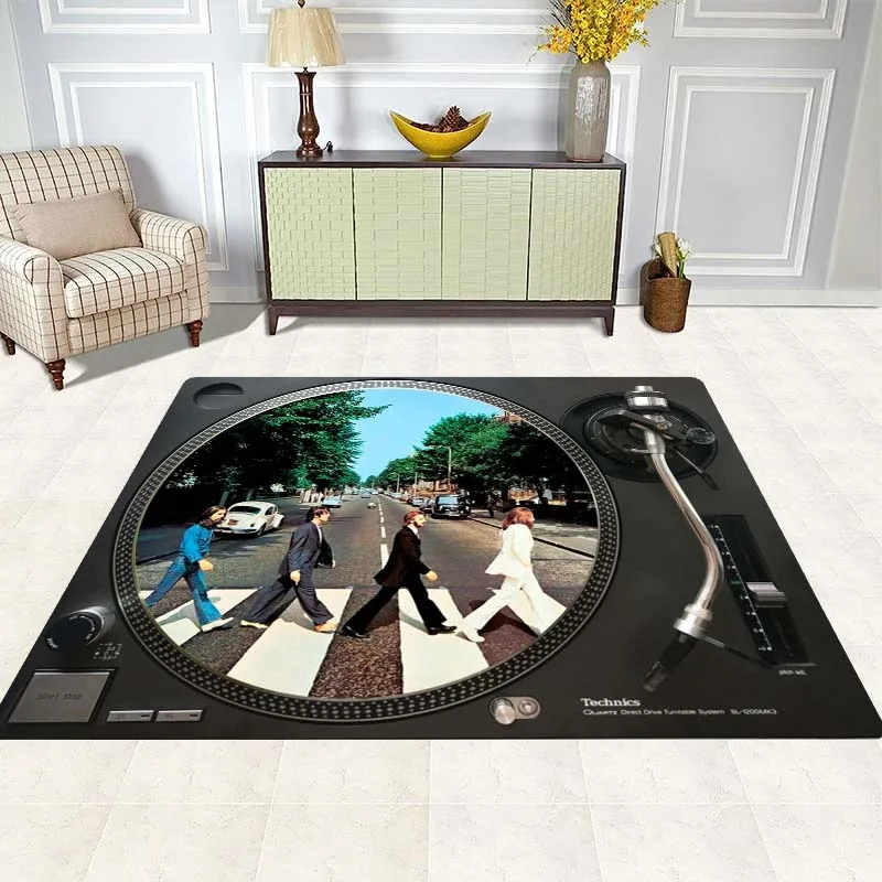 

Disc Player Area Rugs for Living Room Bedroom Large Carpets Home Decoration Music Room Mat Entrance Doormat Floor Rug Carpet Mat