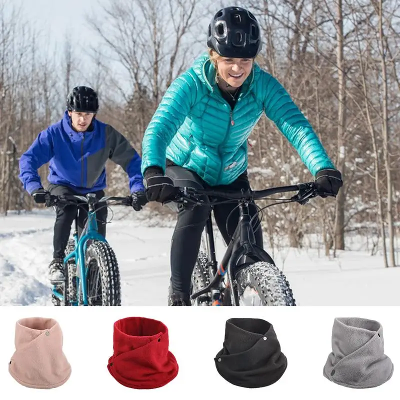 

Fleece Neck Gaiters For Men Cold Weather Fashion Winter Camping Warm Fleece Neck Gaiter Scarf Snowboard Face gaiters For Hiking