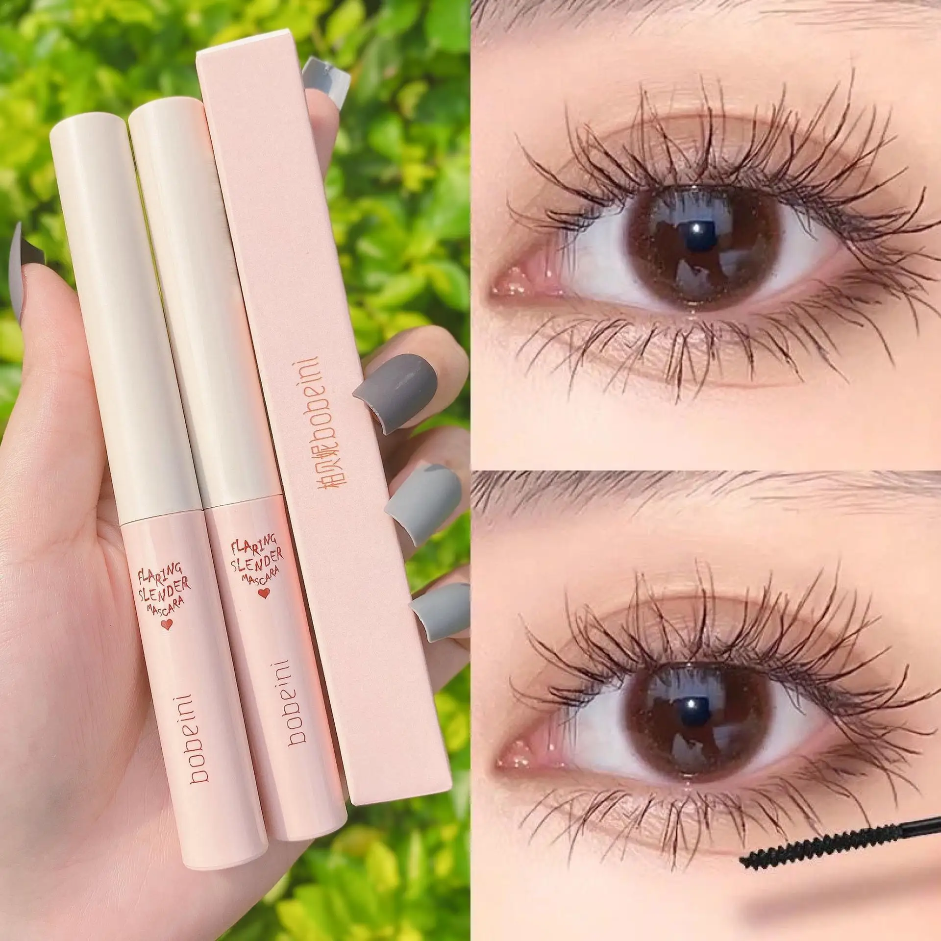 

Ultra-fine Small Brush Head 3D Mascara Lengthening Lash Color Black Extension Eyelash Lashes Eye Black Mascara Long-wearing C9B3