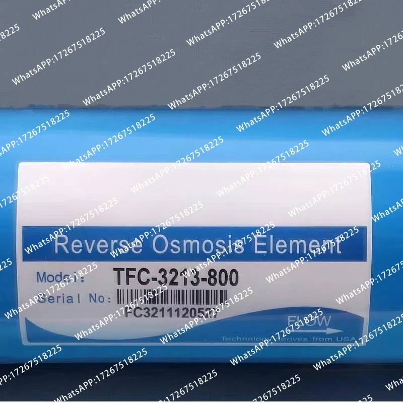 Фото Мембрана обратного осмоса 800GPD 3213-800 GPD для кухонной системы очистки воды №2