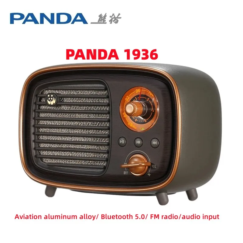 Новая модель Panda 1936 классическое ретро радио FM однодиапазонное Bluetooth стерео