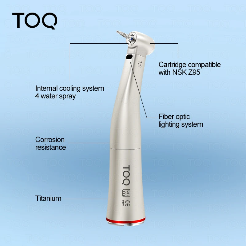 Ti Max Z95L контраугольный стоматологический наконечник с увеличенной скоростью 1:5