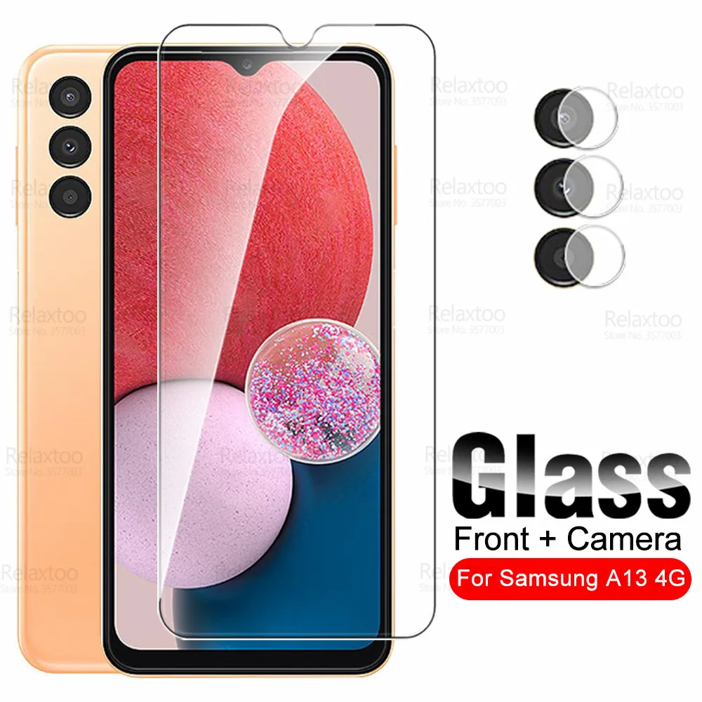 

Sumsung A13 4G Glass Camera Tempered Glass For Samsung Galaxy A13 4G A 13 6.6" A135F 2022 Screen Protector Protective Phone Film