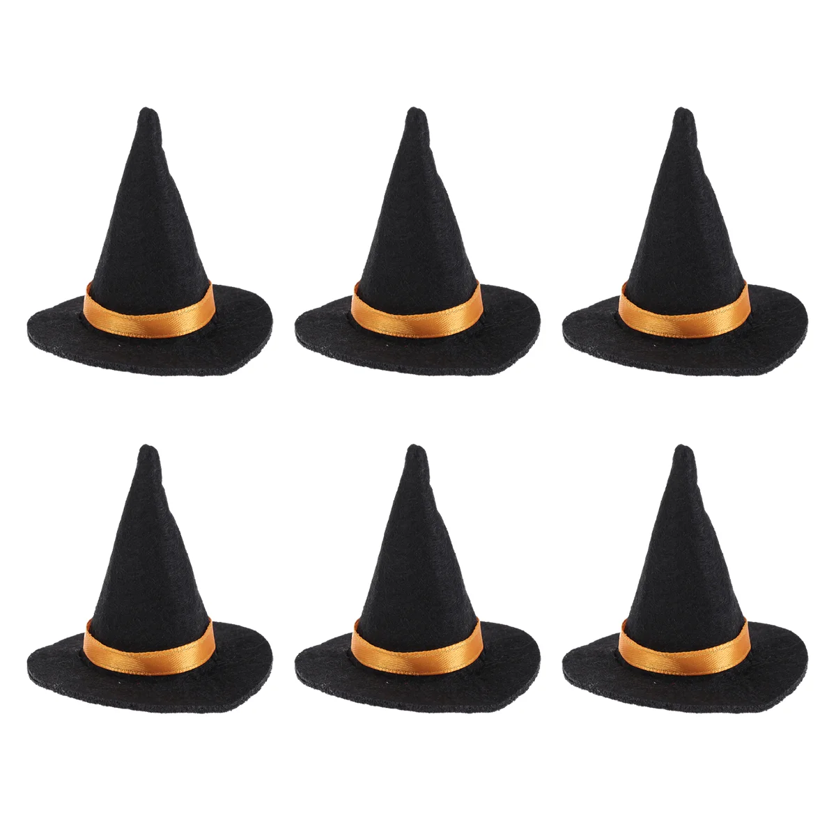

Witch Hatbottlemini Hats Decor Felt Crafts Party Capcovers Miniature Decorations Hair Accessories Caps Topper Small Favors