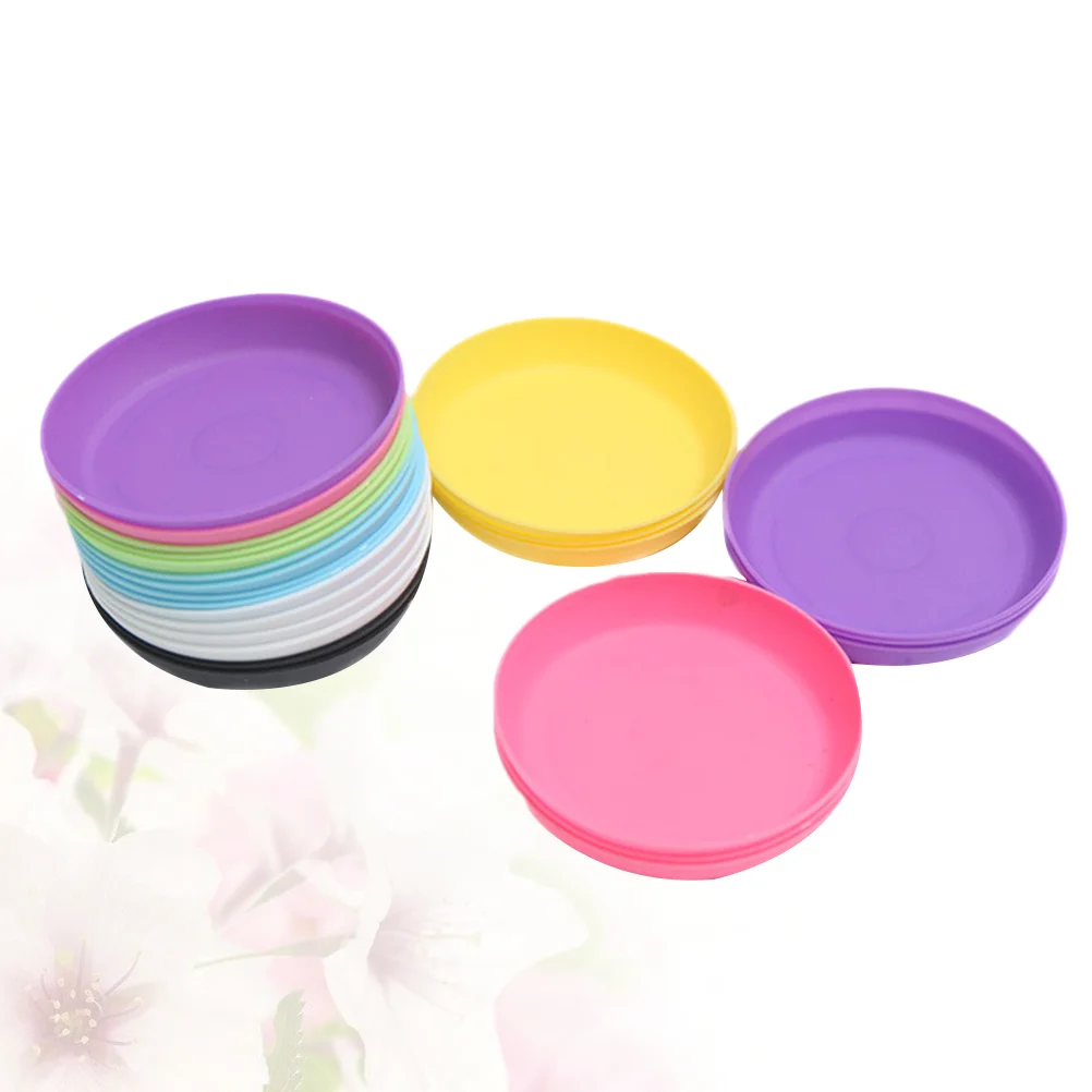 

20 pcs Plastic Planter Indoor Outdoor Pots Trays Terra Saucer Tray Planter Drainage Tray 12 Inch Pots for Plants Planter