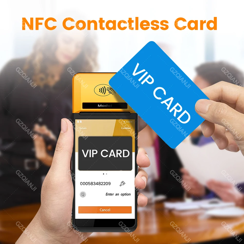 3G 4G Android PDA POS Handheld Pos Terminal Receipt Label Printer Bluetooth WiFi NFC Portable Barcode Scanner |