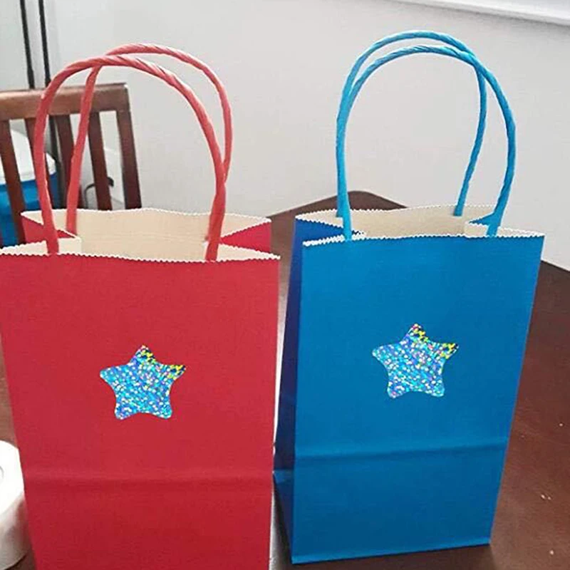 

Изысканные круглые лазерные наклейки в виде звёзд и звезд, украшения ручной работы, наклейки на праздник, день рождения, вечеринку