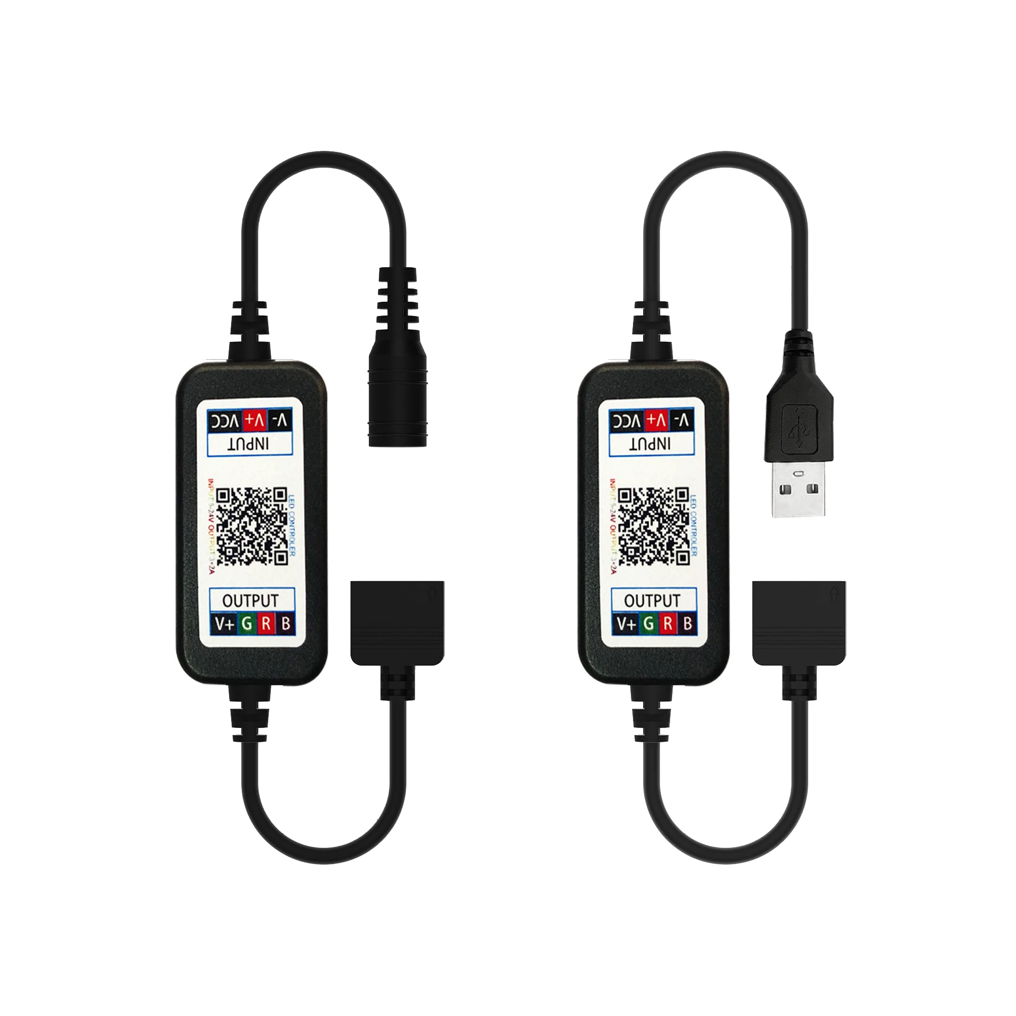 Мини Беспроводная Bluetooth-совместимая светодиодная полоса освещения RGB управление