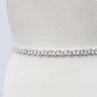 Свадебные ремни с кристаллами Стразы Свадебный пояс невесты ленточный пояс с камнями вечерние платья для выпускного вечера MissRDress jk863