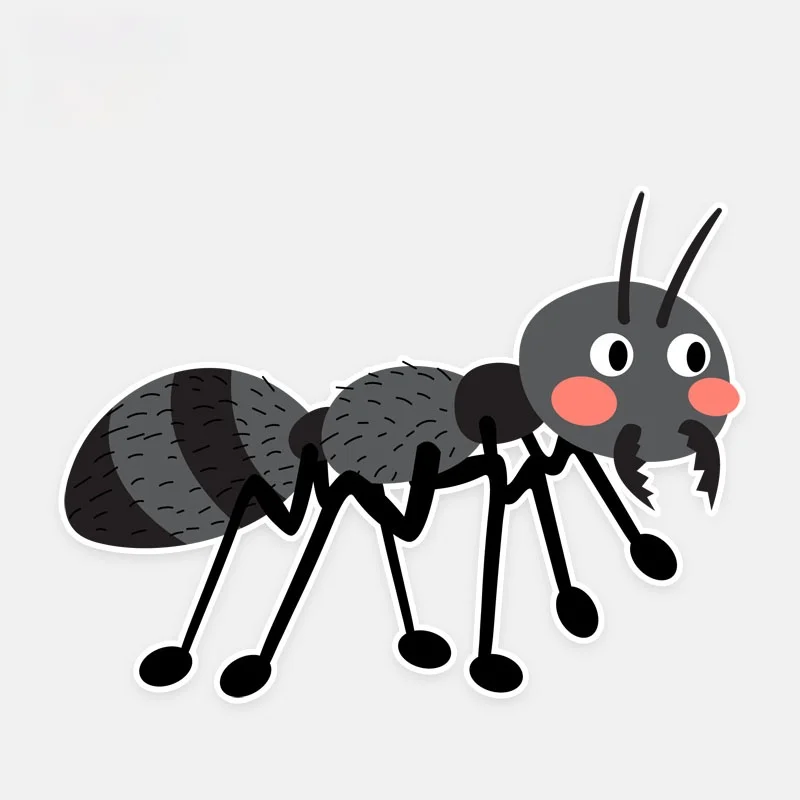 

Personality Interesting Lovely Ants Decor Car Stickers Waterproof Exterior Personalized Decoration PVC13x10cm