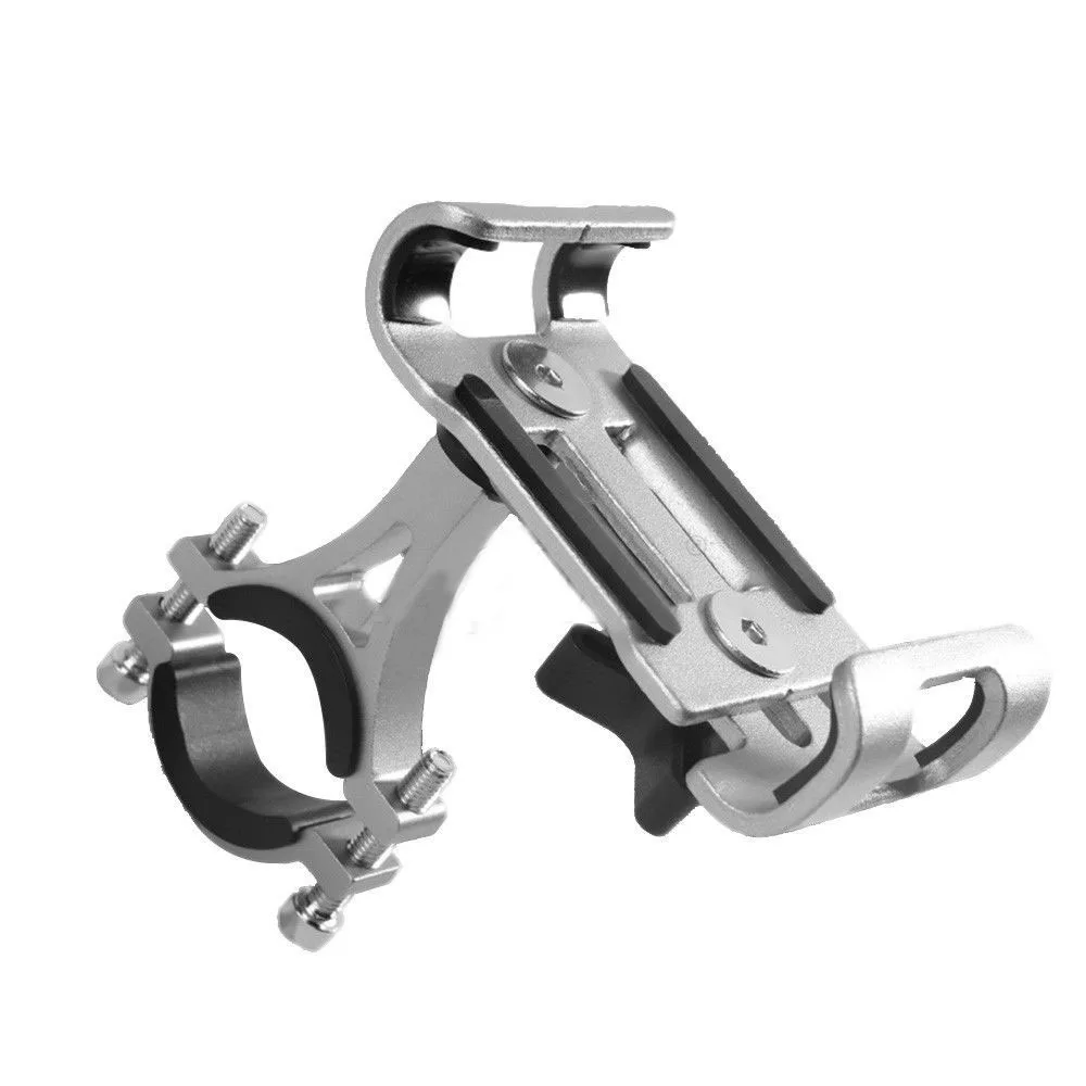 z80 metal motorcycle bike phone holder aluminum alloy anti slip bracket gps clip universal bicycle phone stand for smartphones free global shipping