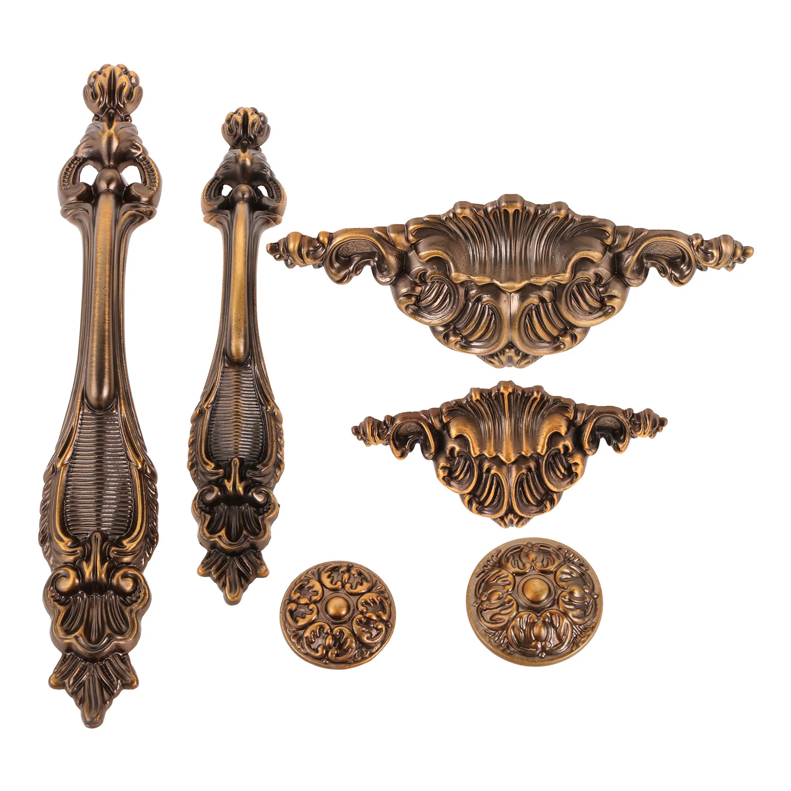 

1pc Antique Coffee Zinc Alloy Furniture Pull Handles Kitchen Cabinet Knobs Drawer Door Wardrobe Knobs Durable Elegant Colorfast