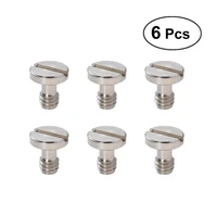 2pcs 6pcs screws with stainless steel material for tripod monopod quick release plate camera screws
