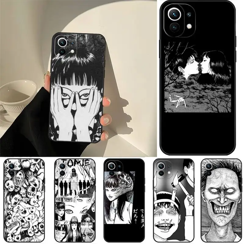 

Japanese Horror Manga Phone Case For Redmi 10T 9S 8T 7 5A 5 4 Note 10 9 8 11 6 Pro Shell Cover High Quality Mobile Phone Bag
