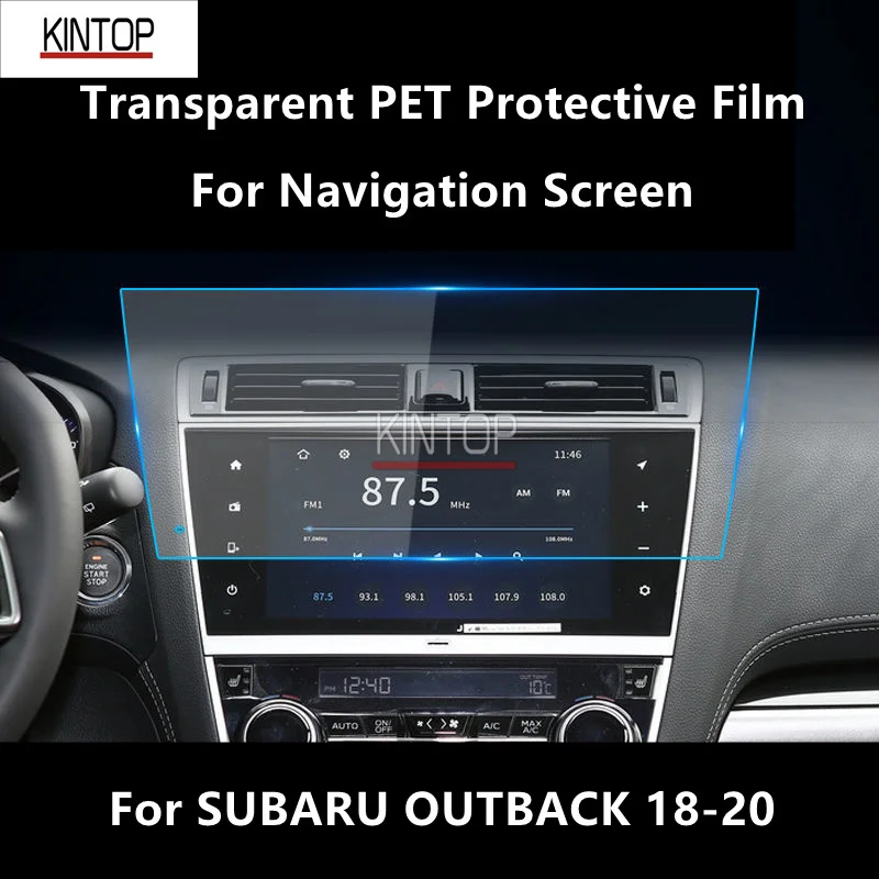 

For SUBARU OUTBACK 18-20 Navigation Screen Transparent PET Protective Film Anti-scratch Accessories Refit