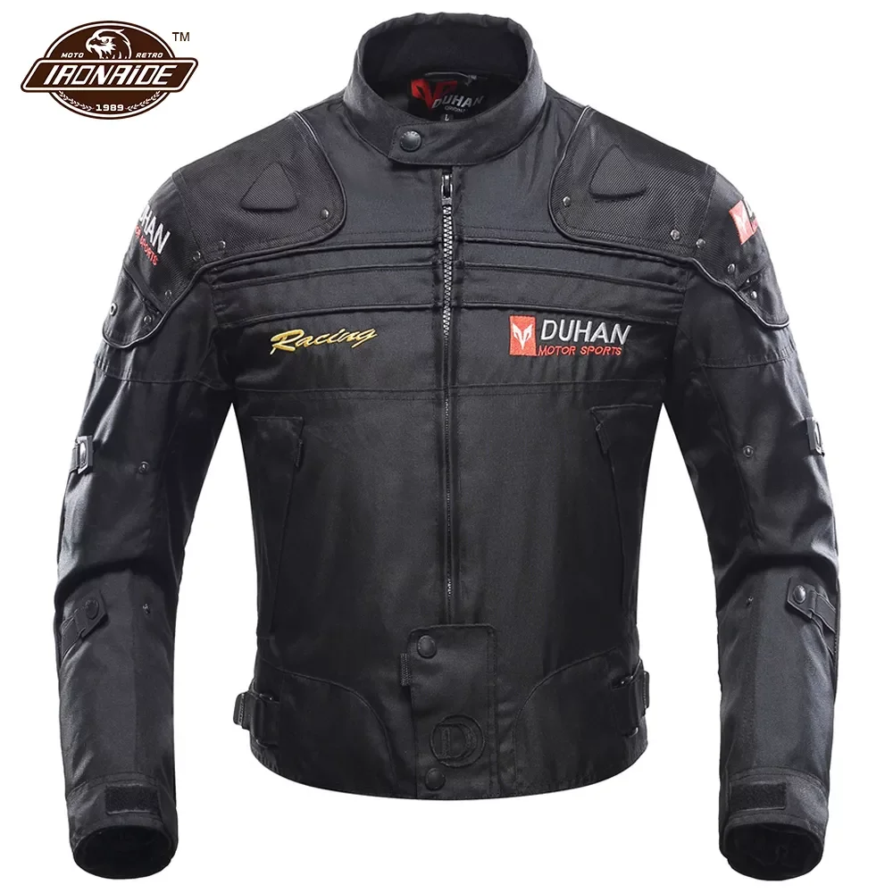 

DUHAN Winter Motorcycle Jacket Men Chaqueta Moto Motocross Jacket Windproof Motorcycle Racing Jacket With Remove Linner