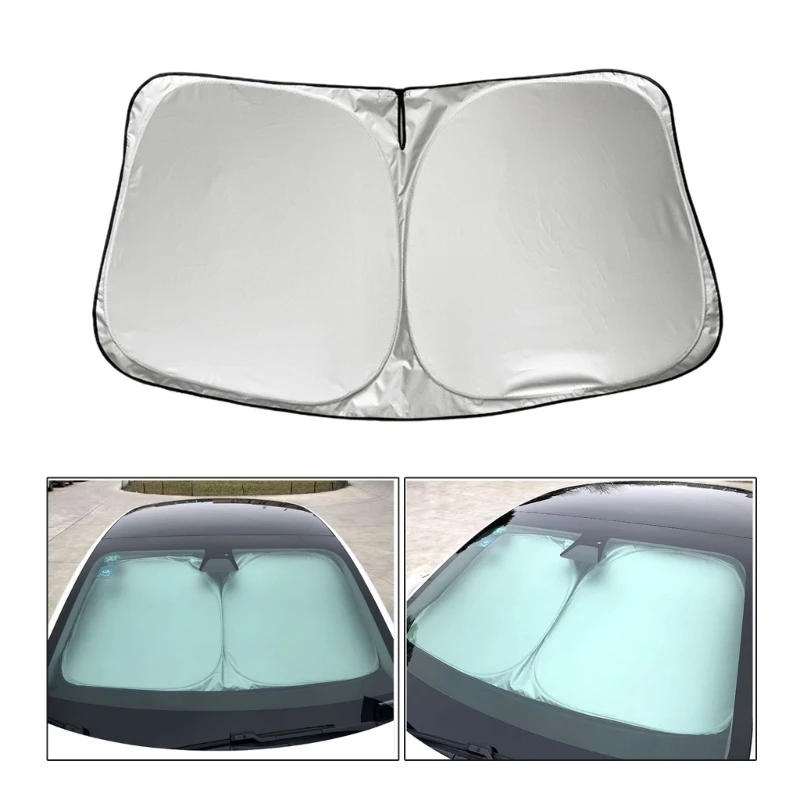 

Car Windshield Shade,Durable 240T Shields for Front Window Blocks UV-Ray,Foldable for Sun Protections J60F