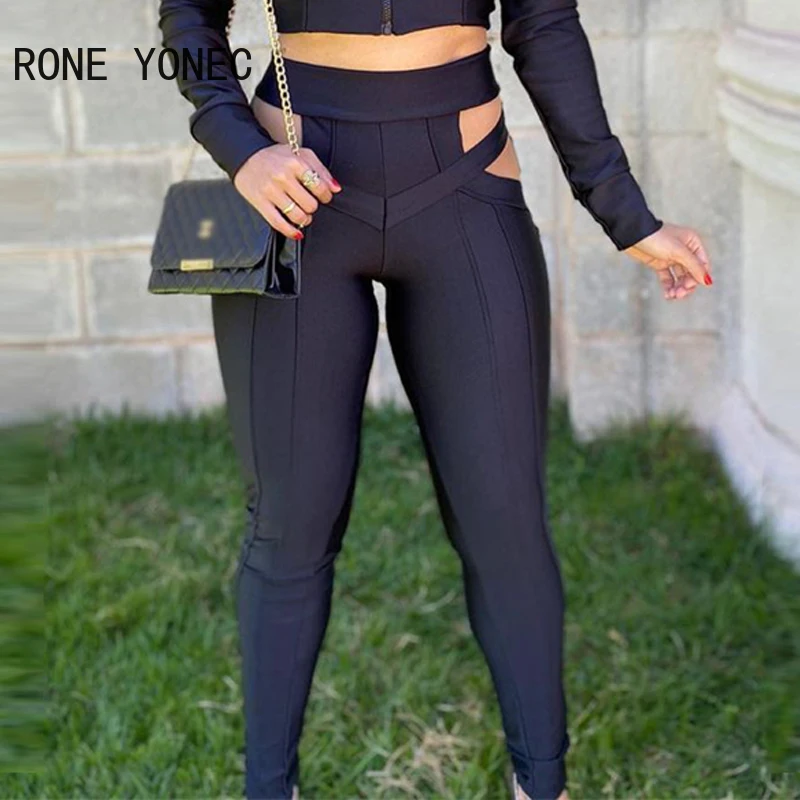 Женский однотонный пиджак на пуговицах с длинными рукавами-фонариками и брюки