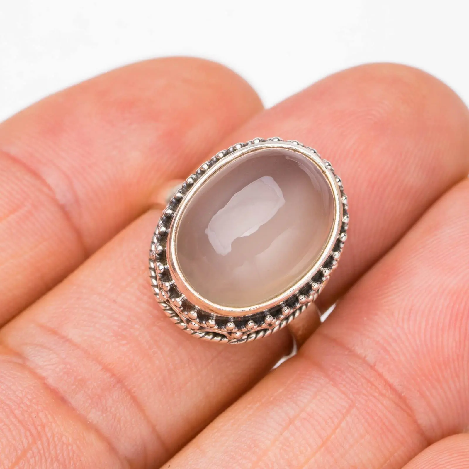 Кольцо StarGems из стерлингового серебра 925 пробы ручной работы с натуральным