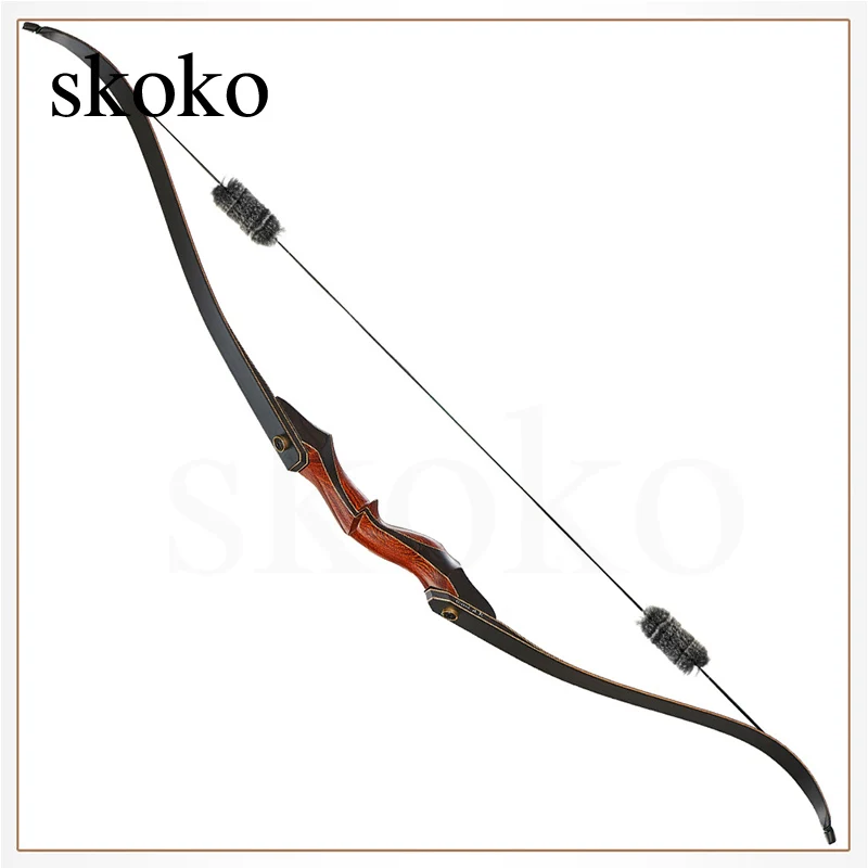 

Traditional Bow And Arrow Set With Wooden Handle Hunting Reflex Bow And Arrow Outdoor Shooting Recurve Bow Archery Bow