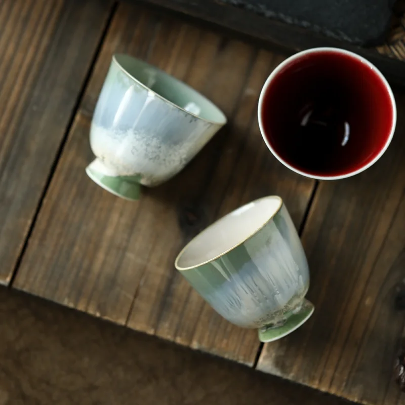 

★Цзиндэчжэнь, зеркальная чайная чашка, кунг-фу, керамический чайный набор Цзиндэчжэнь, чашка Master, одиночная чашка, персональная чайная чашка, маленькая