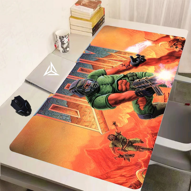 

Doom Mouse Pad Mouse Mat Desktop Mouse Pad Keyboard Pad MousePad Desk Mat Natural Rubber Soft Hot Sell HD Carpet PC Desk Pad XXL