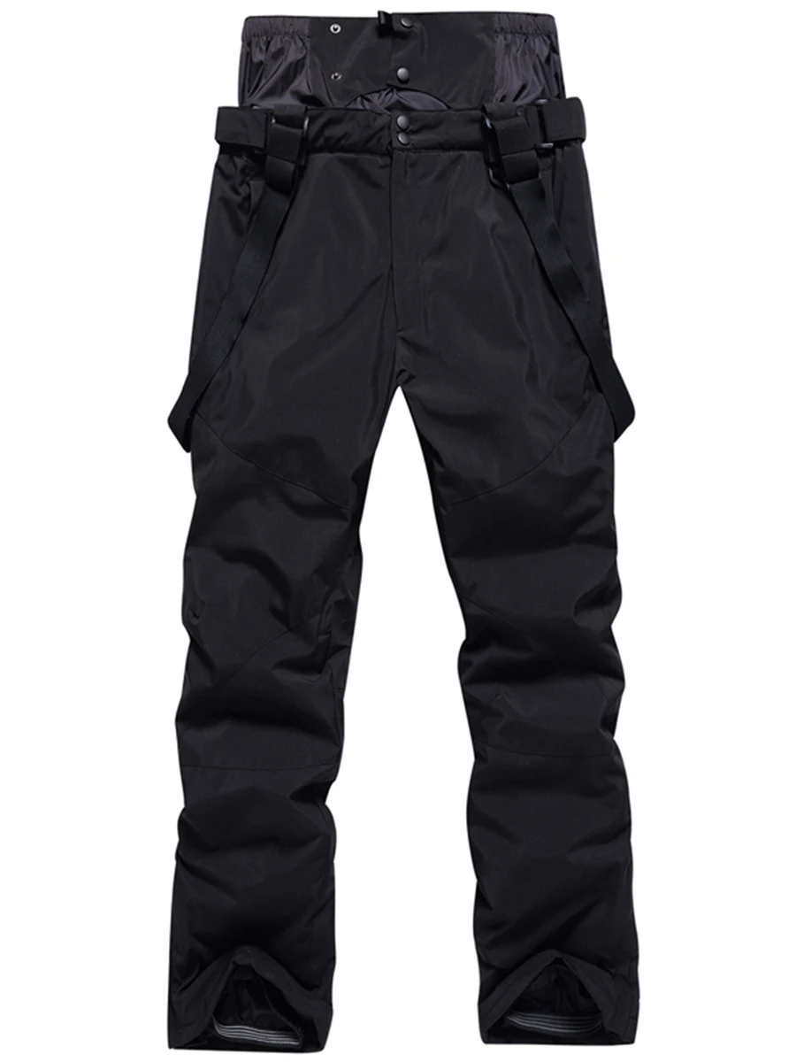 

Women Men Waterproof Ski Snowboard Bib Overalls Casual Baggy Sleeveless Long Bib Pants Essential Insulated Ski Pants