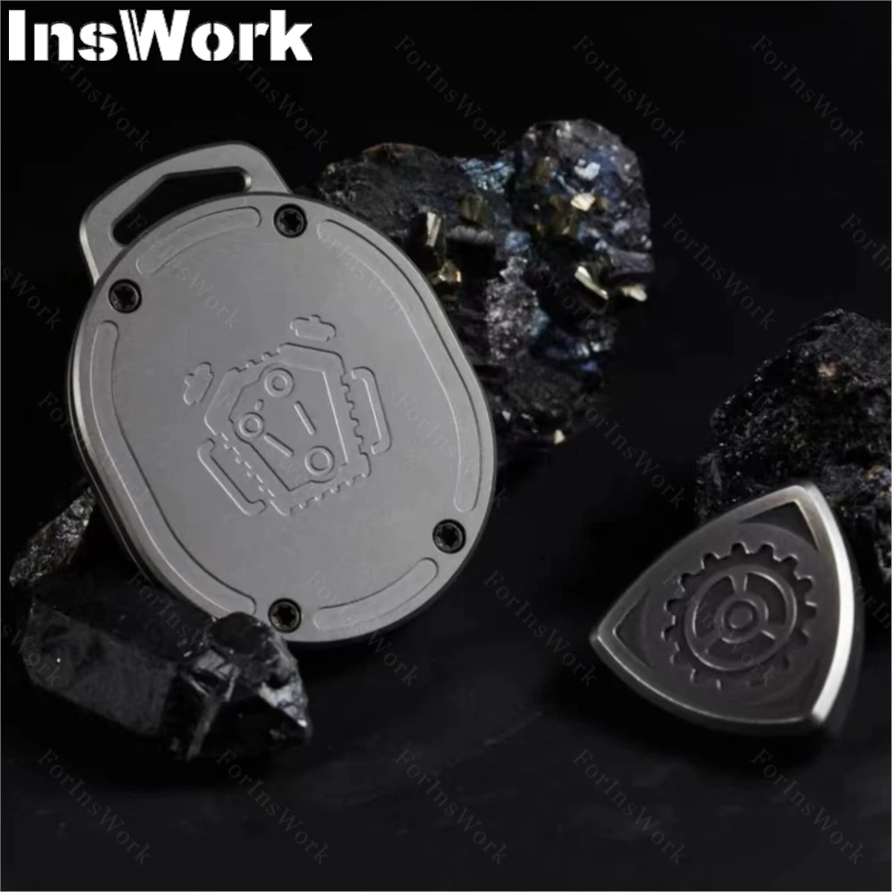 B.M. Металлическая титановая игрушка-Спиннер Двигатель смерти 2 0