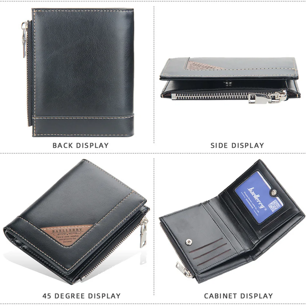 Высококачественный мужской кошелек 2022 модный вертикальный из искусственной