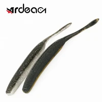 ardea soft lures worm baits shad double color 3pcs 127mm7 5g silicone tail lures jigging wobblers bass pike fishing tack