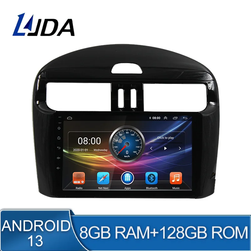 

Автомобильный мультимедийный плеер LJDA 8G + 128G DSP Android 13 для Nissan Серена tiida 2012 - 2015 2 Din автомобильное радио GPS-навигация стерео DSP