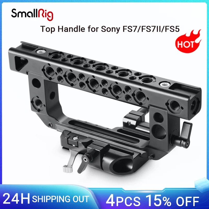 

Верхняя ручка SmallRig для FS7/FS7II/FS5/ BMPCC Ursa Mini, сверхпрочная, быстросъемная, D-образная, ручная, 1979