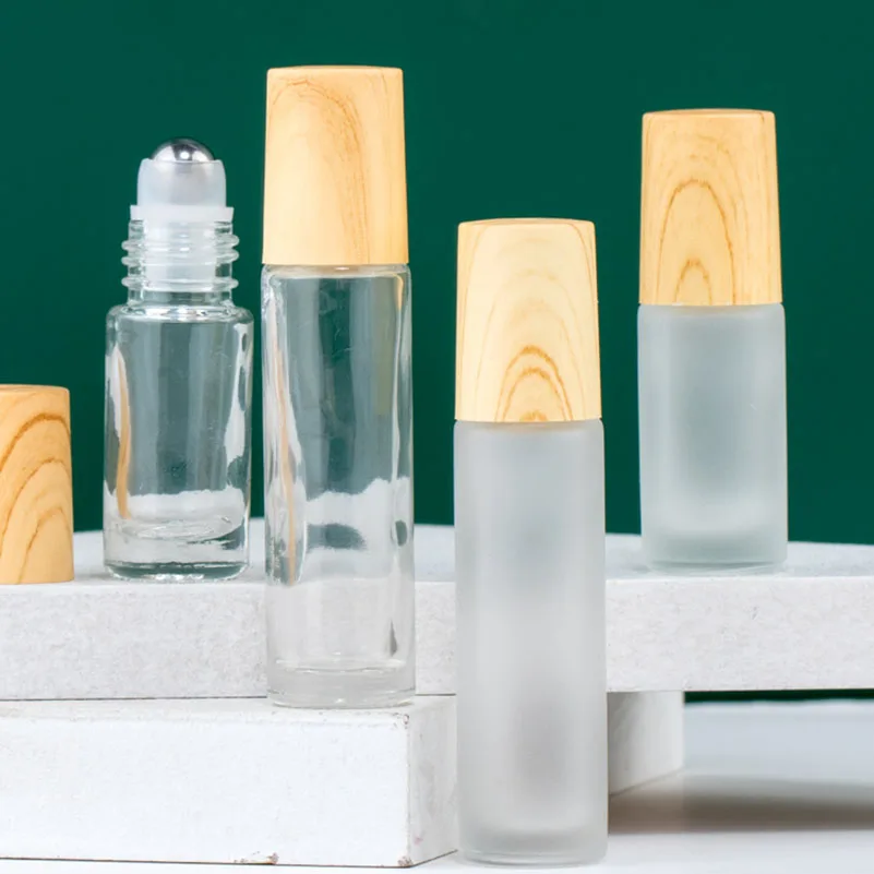 5 мл 10 матовый рулон на бутылке с роликовыми шариками из нержавеющей стали пустой