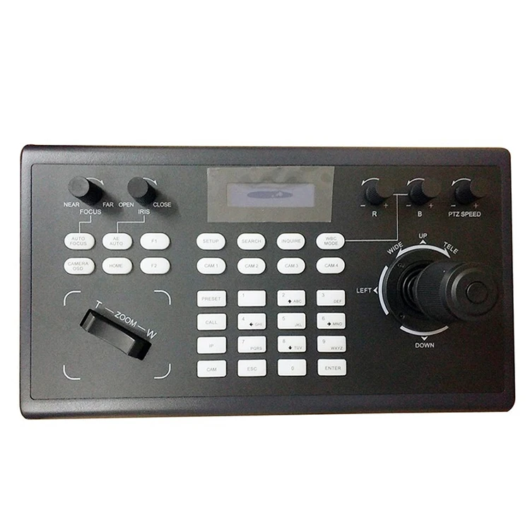 

D50 Best vMix OBS Wirecast IP Joystick Controller with Lan Port Control 200 cameras Top for Church Broadcasting